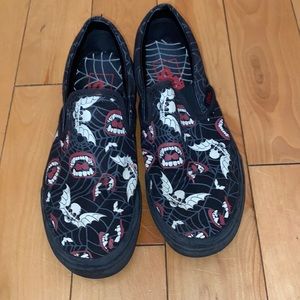 Glow in the dark vampire Vans